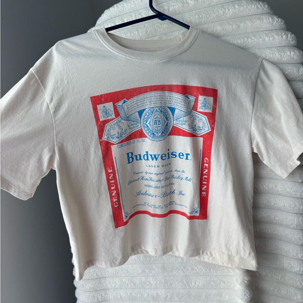 Budweiser Tee with Red and Blue Graphic target